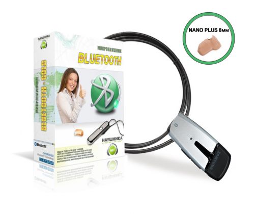 Set Bluetooth SAMSUNG Simple + Micro earpiece "NANO+"